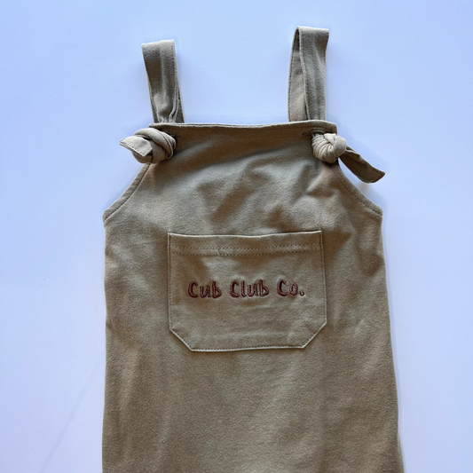 Signature Overalls - Olive Green