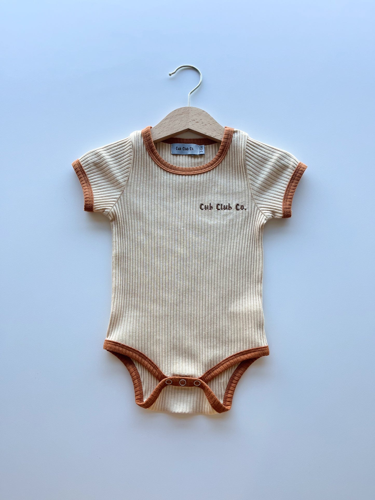 Ribbed Bodysuit - Cream