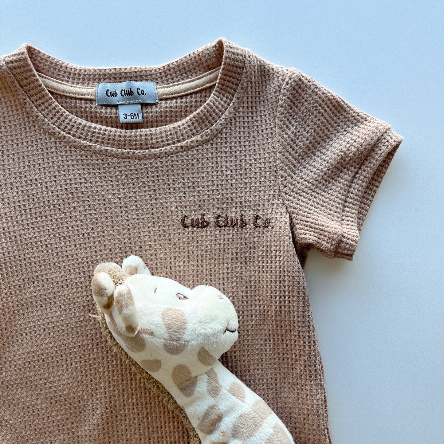 Waffle Bodysuit - Tan