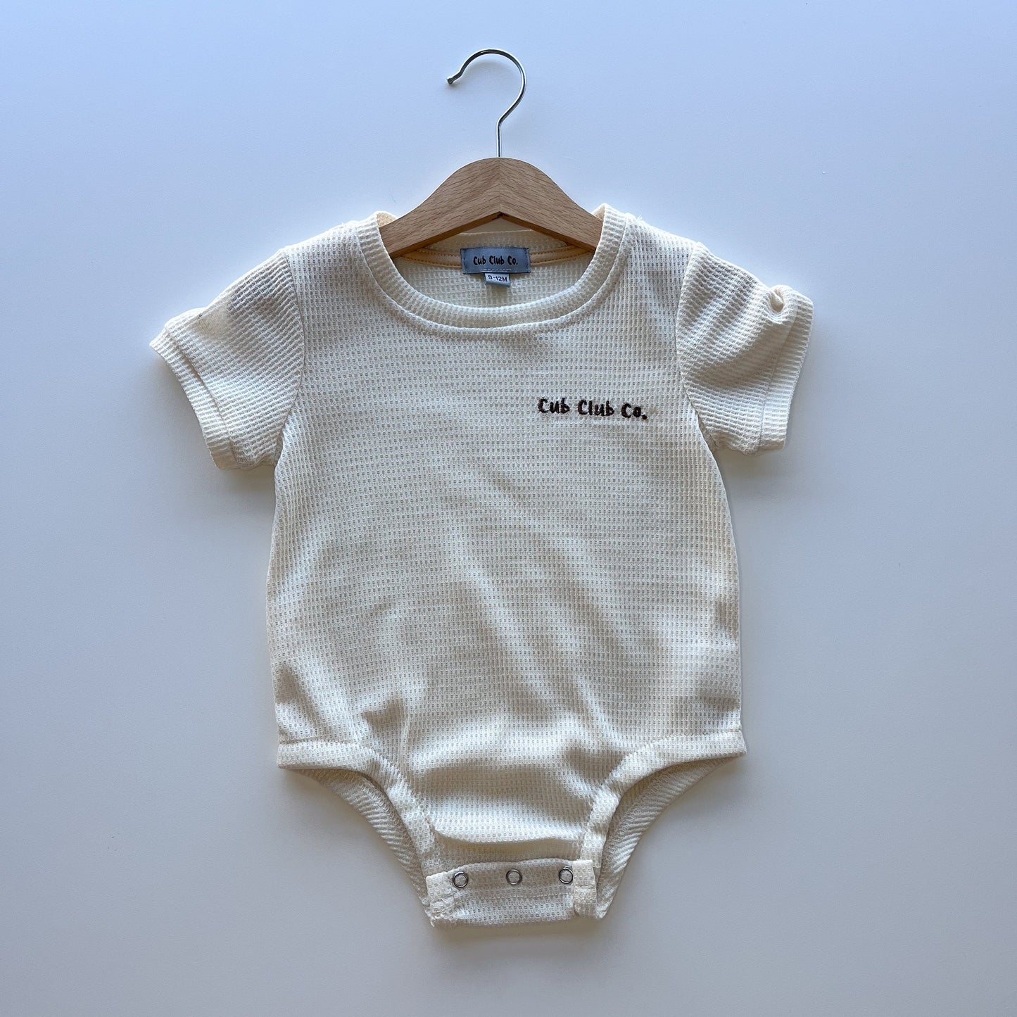Waffle Bodysuit - Cream