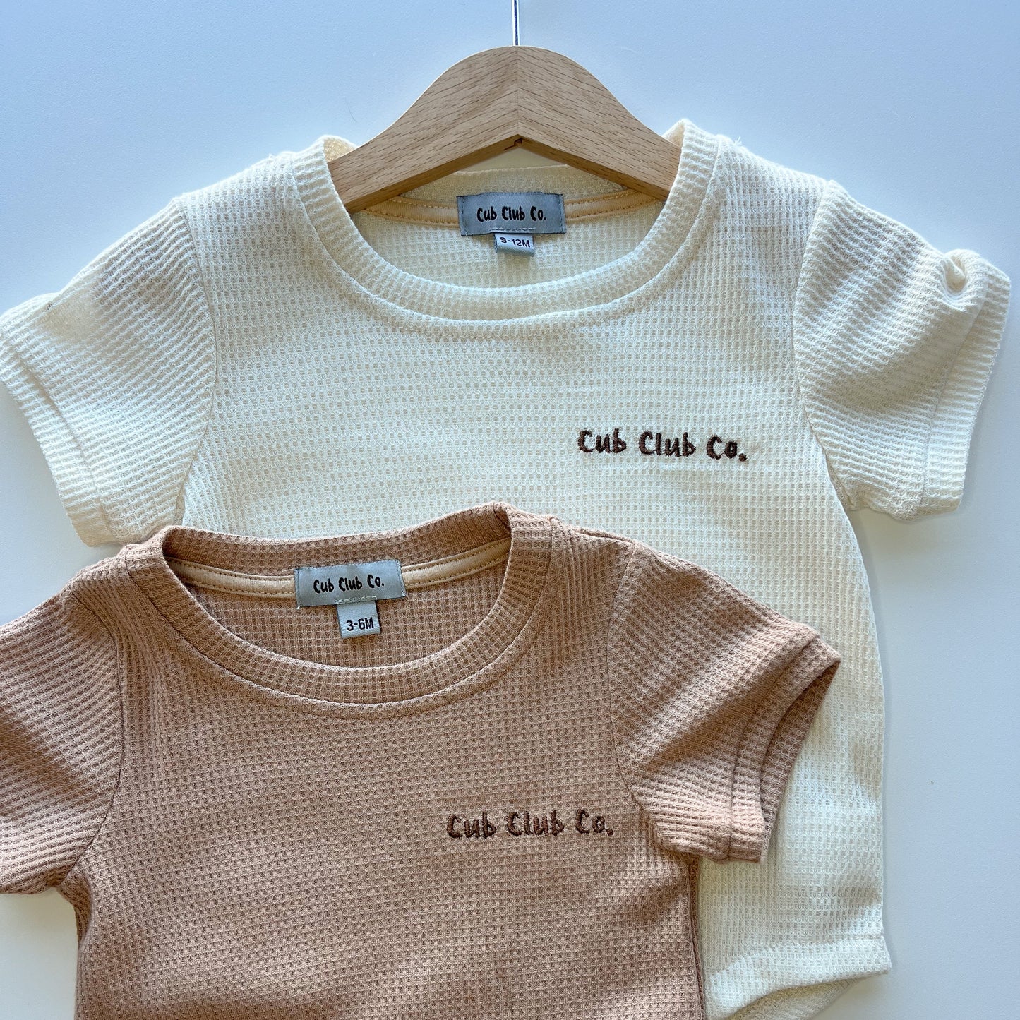 Waffle Bodysuit - Tan