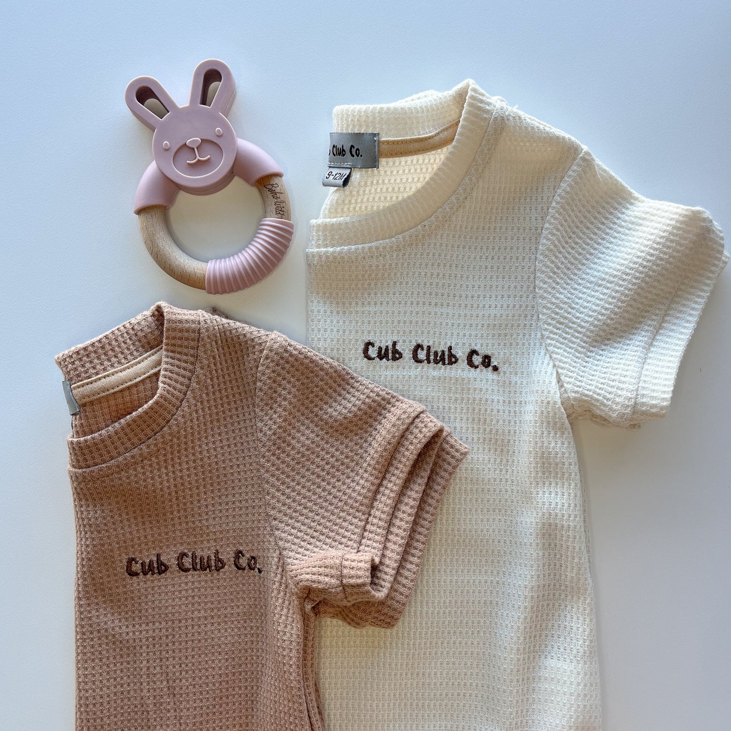 Waffle Bodysuit - Cream