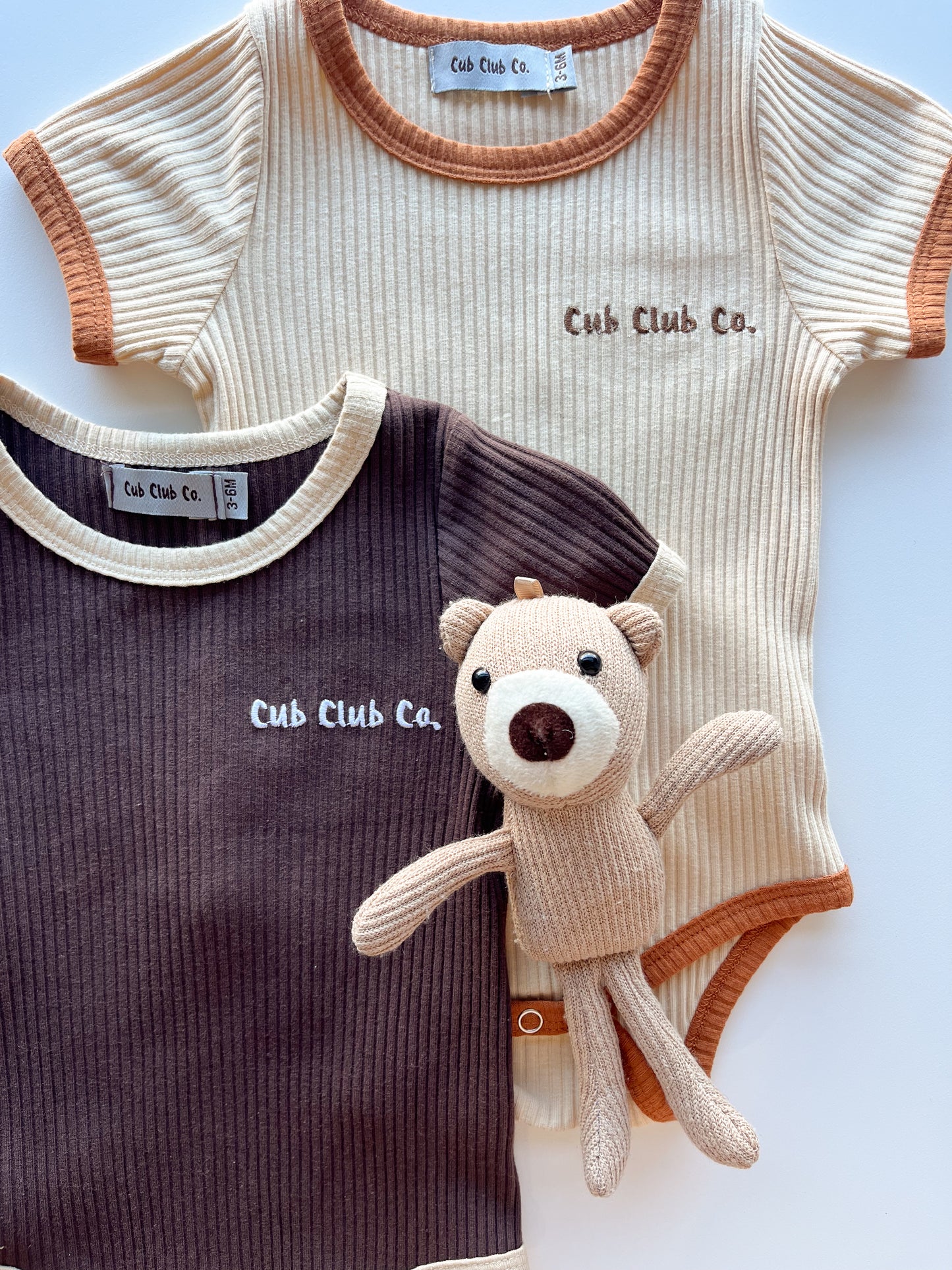 Ribbed Bodysuit - Cream